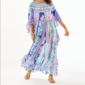 NWT Lilly Pulitzer: Monnae Midi Caftan Cover L/XL